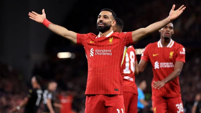 Salah thăng hoa giúp Liverpool giành chiến thắng. (Nguồn: Getty Images)